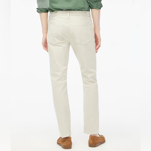 J Crew Factory Straight-fit garment-dyed five-pocket pant Stone 38/32 NWT BW460 - Picture 2 of 12